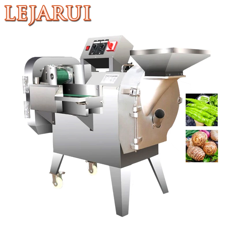 Commercial Vegetable Cutting Machine Automatic Food Cutter Double Head Dicing Vegetable Slice Machine