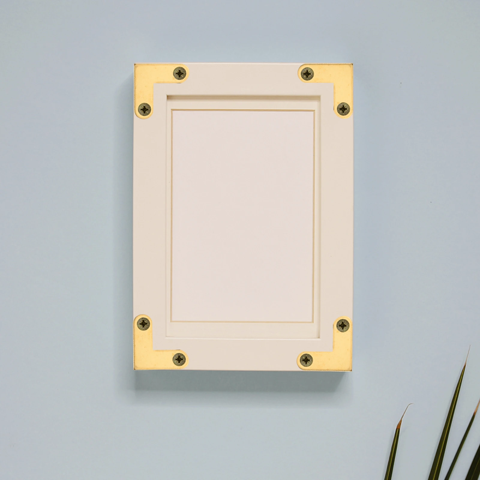 

6Pcs Brass L Shape Corner Brackets Durable Flat Bracket Joints Furniture Connectors Drawer Fix L Brass Flat Corner