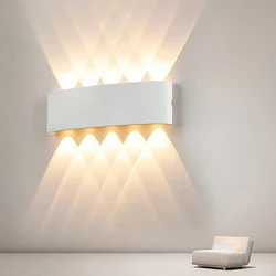 Indoor LED Wall Light 4W 6W 8W 10W Up Down White Modern Light Bedroom Living Room Corridor Home Decor