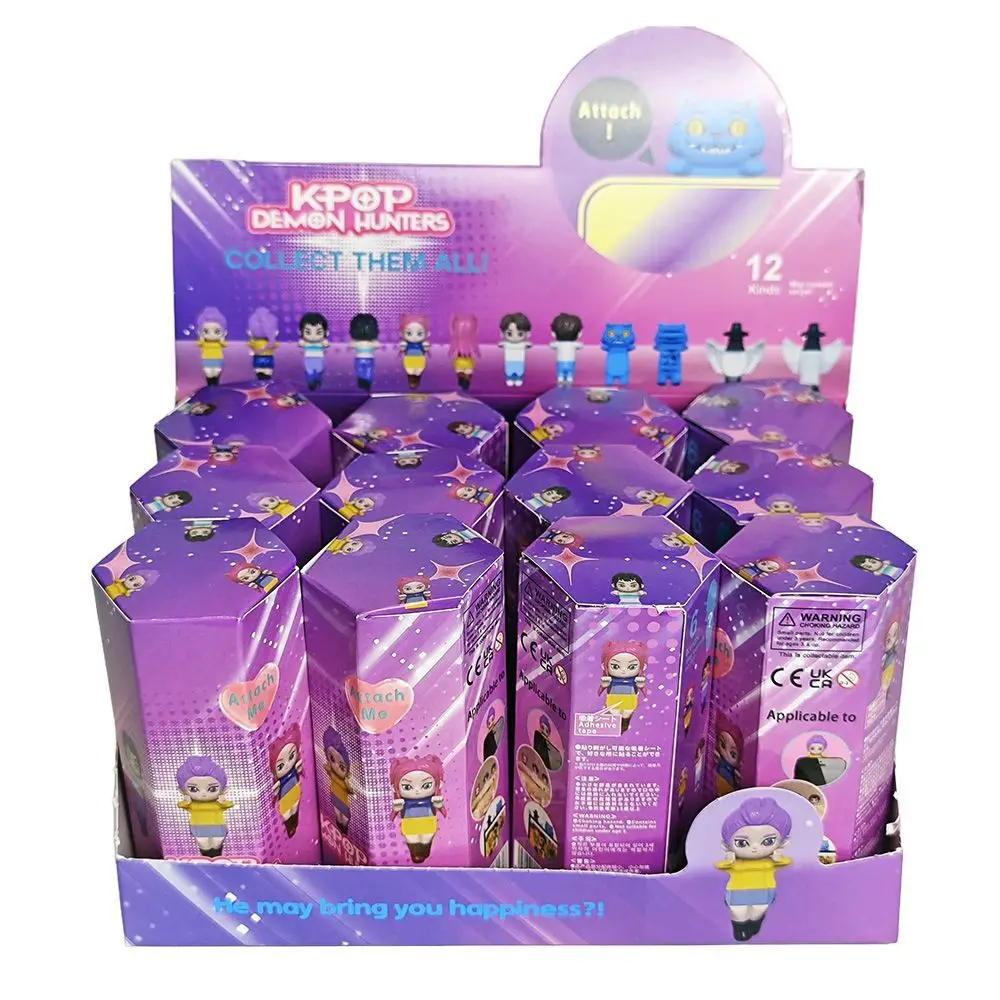 Caja ciega coreana K Pop Demon Hunters, figura de Anime Huntrix, adorno para teléfono Kawaii, bolsa sorpresa misteriosa, regalo coleccionable para fanáticos