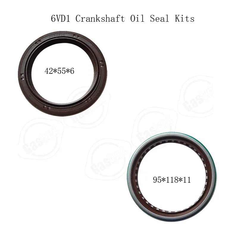 6RA1 E120 DA220 6VE1 6VD1 4HK1T 4HK1-N Crankshaft Front & Rear Oil Seal Kits For Isuzu Engine Parts BH3732E AH2480E BZ4219F