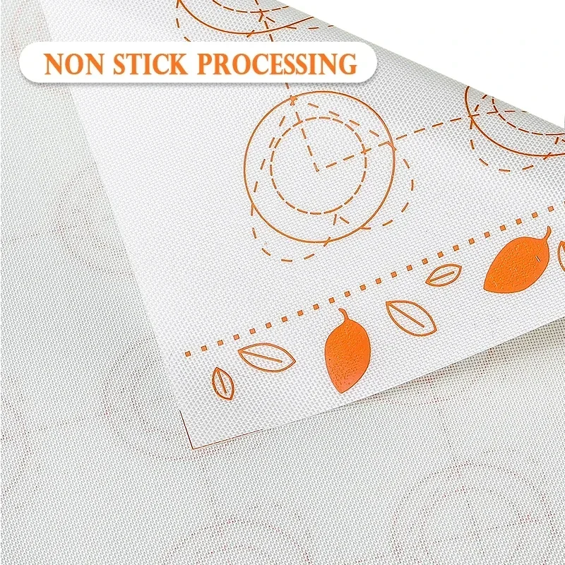 Silicone Baking Mat Non-Stick Macaron Fondant Bakeware Baking Cake Tools Rolling Dough Mats Baking Accessories Cooking Mold