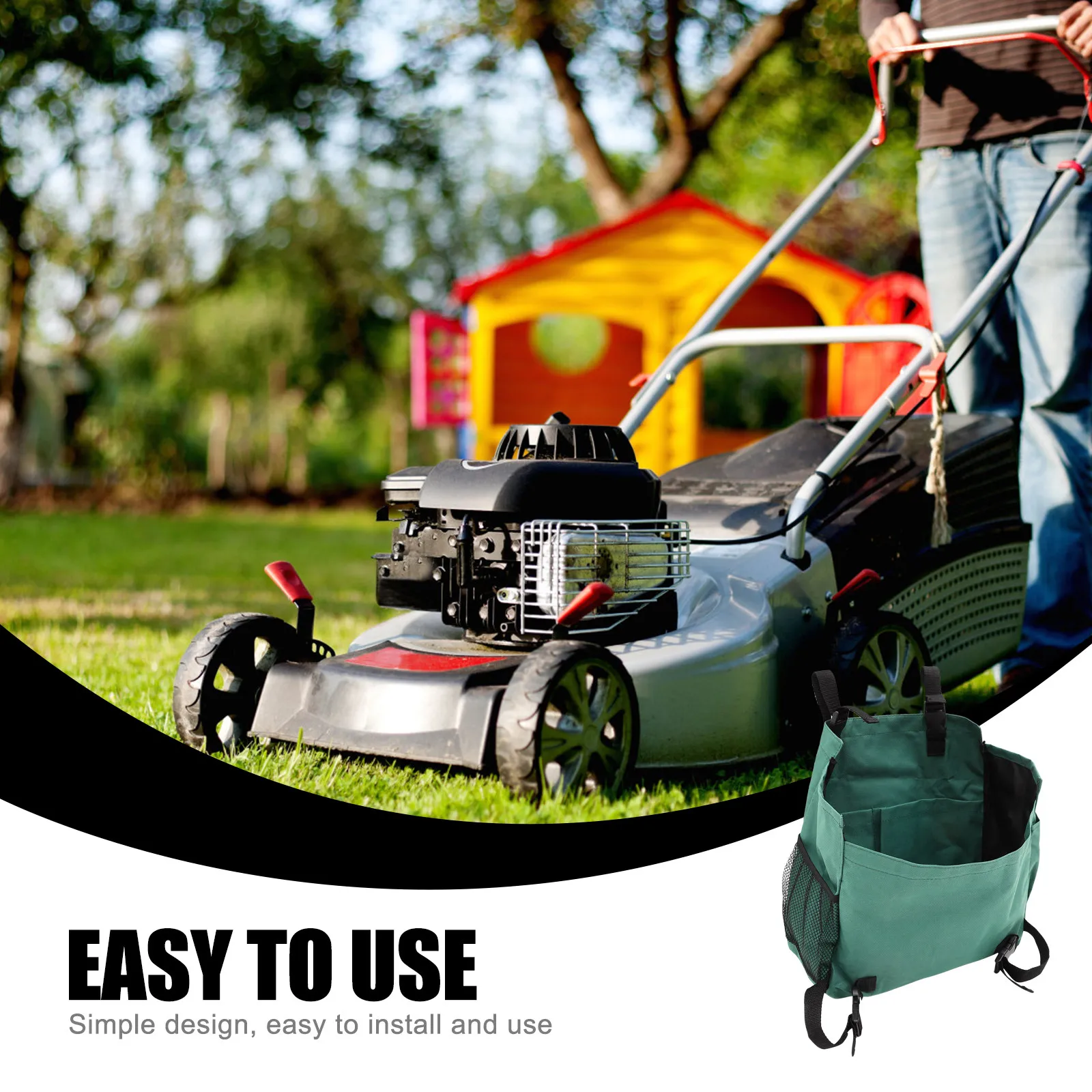 1Pcs Lawn Mower Bag Oxford Fab - Gardening Tools Organizer recension och pris