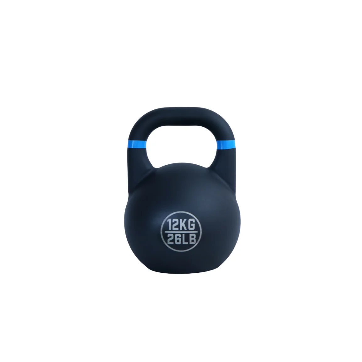 8KG All-steel Competitive Rubber Kettlebell Frosted Non-slip Environmental Protection Men And Women's Home Butt Squat Artifact