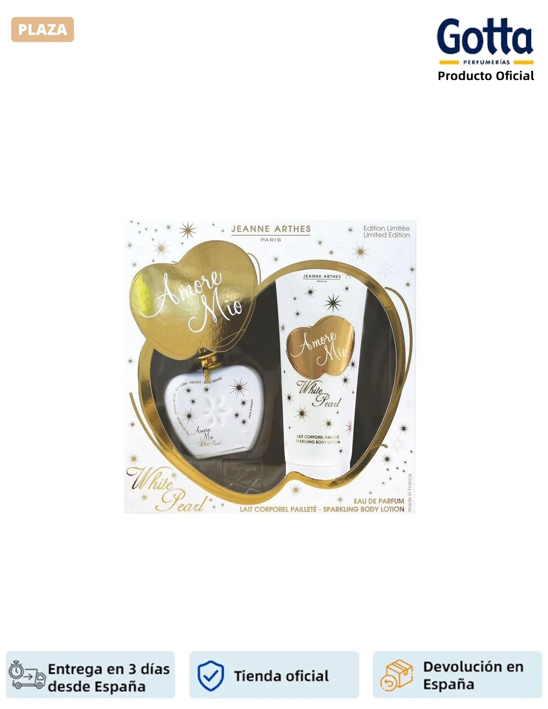 AMORE MIO - WHITE PEARL case-100 ML-beauty and health, Perfumes and deodorants, colonies-the ideal gift for women you love.