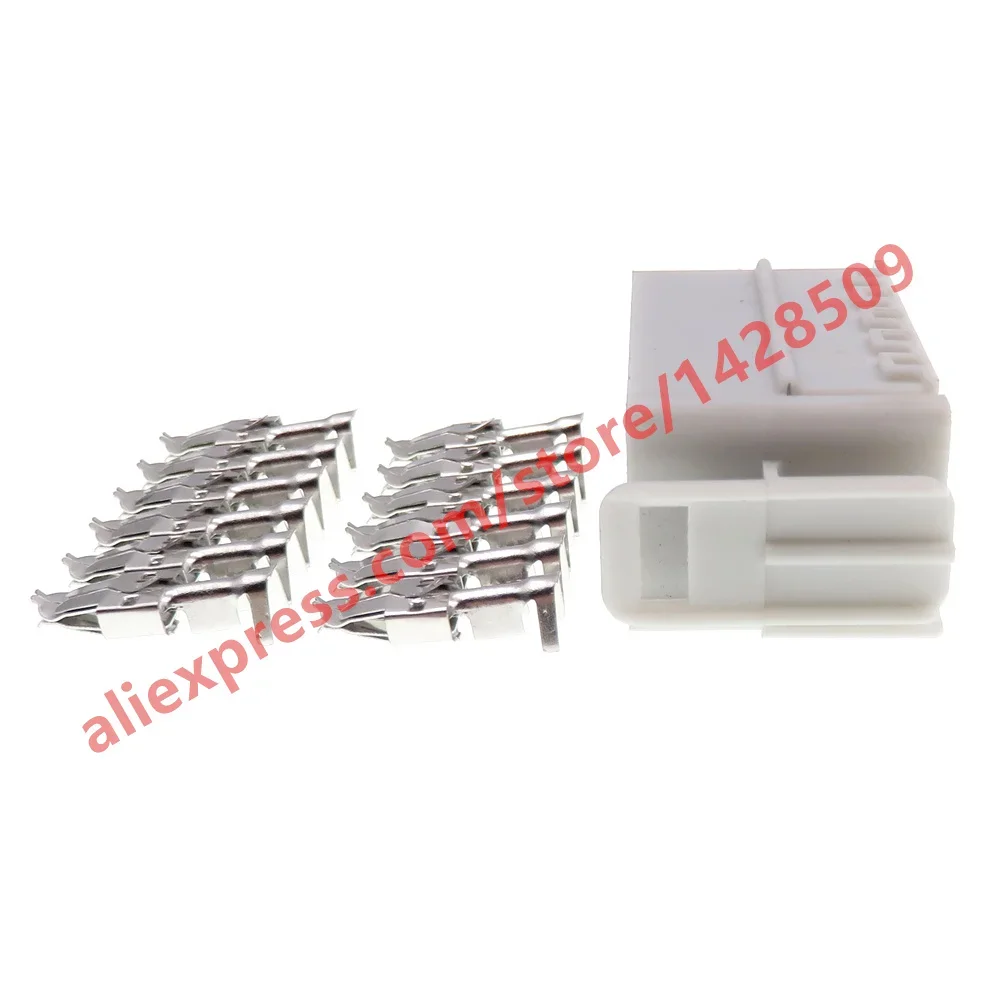 1 Set 12 Pin Auto Large Current Unsealed Connector 6.3 Series 590-881 Car High Power Wiring Harness Socket