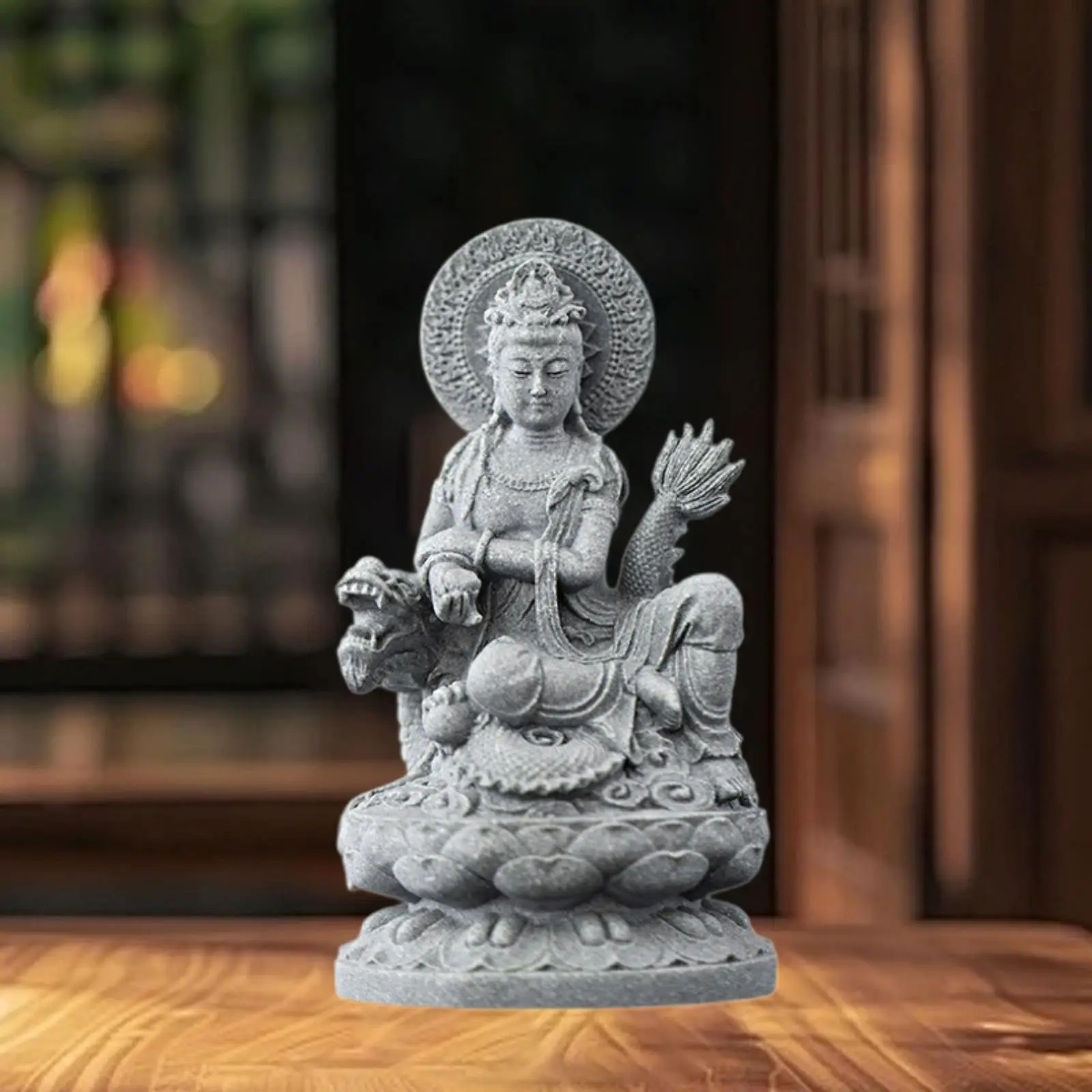 

Статуя Гуань Инь, произведения искусства, украшение, ремесла, коллекционная китайская статуя для новоселья, домашний офис, спальня, центральные предметы стола