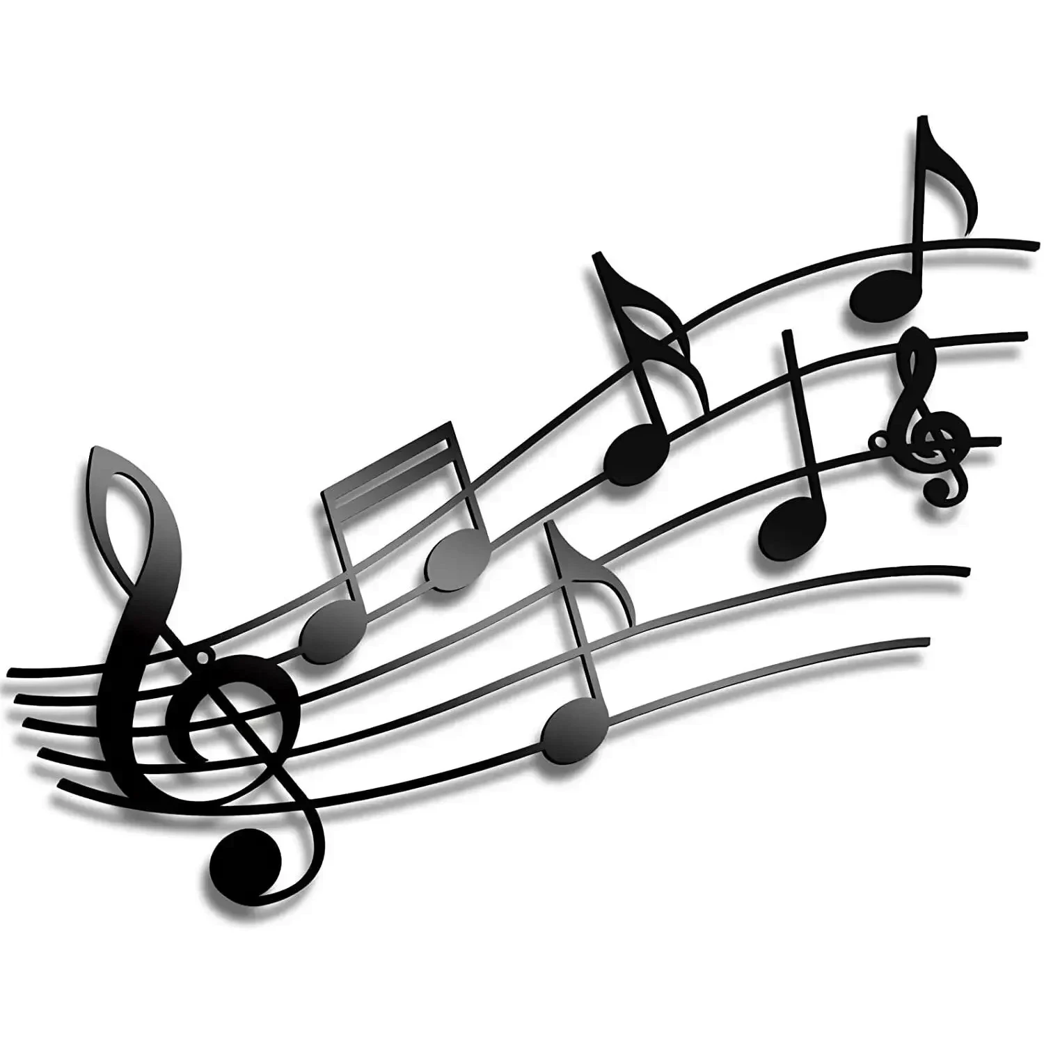 ملاحظة الموسيقى جدار ديكور المعادن الموسيقى ملاحظات جدار الفن الموسيقى موضوع ملاحظة ديكور المنزل الديكور الداخلي والخارجي