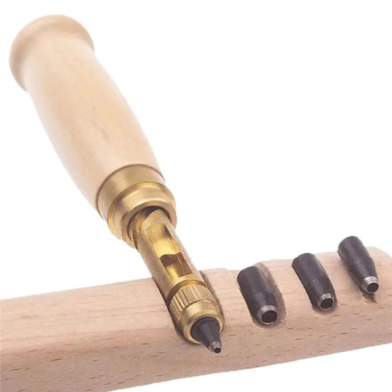 A98E-يونيفرسال للثقب الجلدي ذو طيات حزام المعصم أداة إصلاح للحرف الجلدية #2