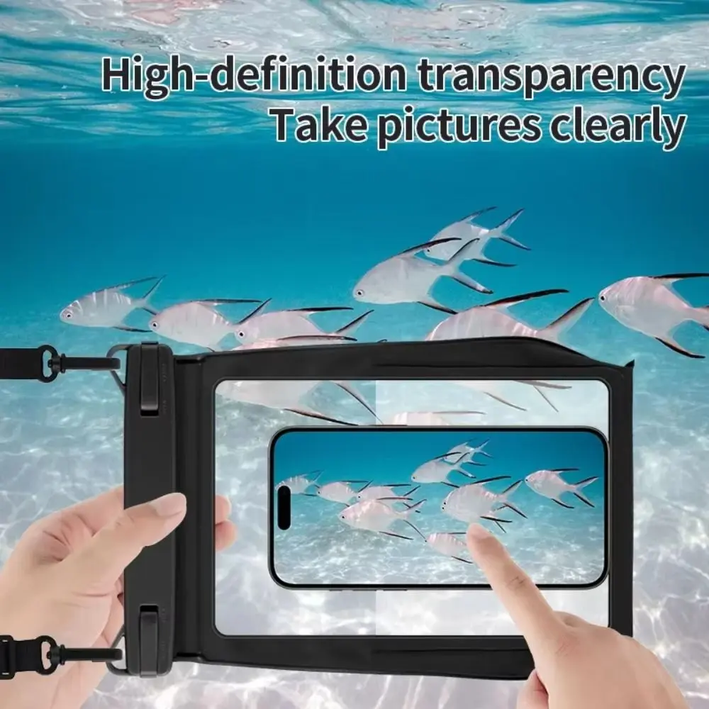 

Anti-Scratch Waterproof Phone Bag Thicken Transparent Waist Waterproof Bag Underwater Soft Swimming Storage Bag Diving