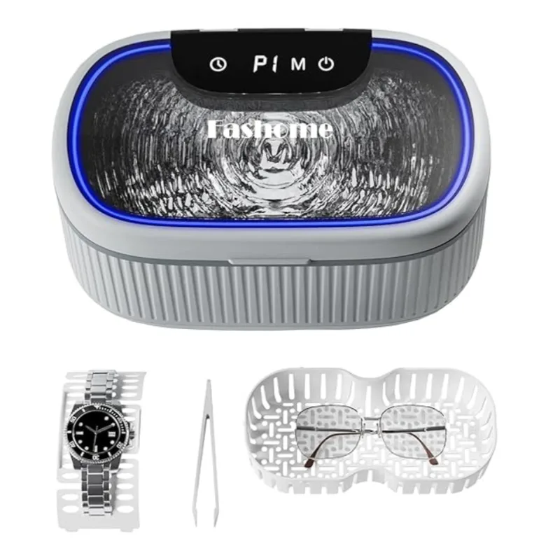 

Fashome Ultrasonic Cleaner 3 Power Mode Professional 550ML 45kHz Retainer Glasses Watches Jewelry 360° Deep Cleaning Machine