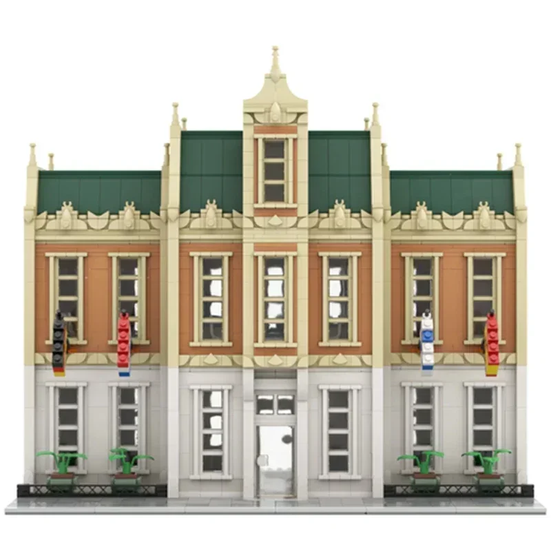 外務省 Moc ビルディングレンガモジュラーモデルテクノロジーブロックシティストリートビューブロック DIY 組立玩具ギフト