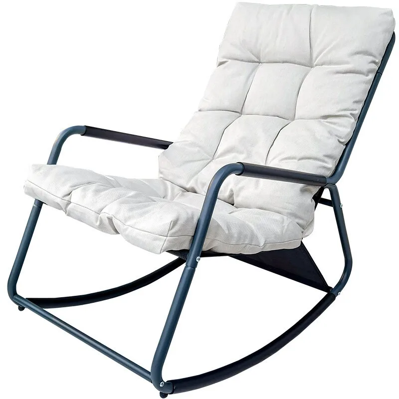

Outdoor Rocking Chair Home Leisure Chair Rattan Balcony Garden Lazy Chair