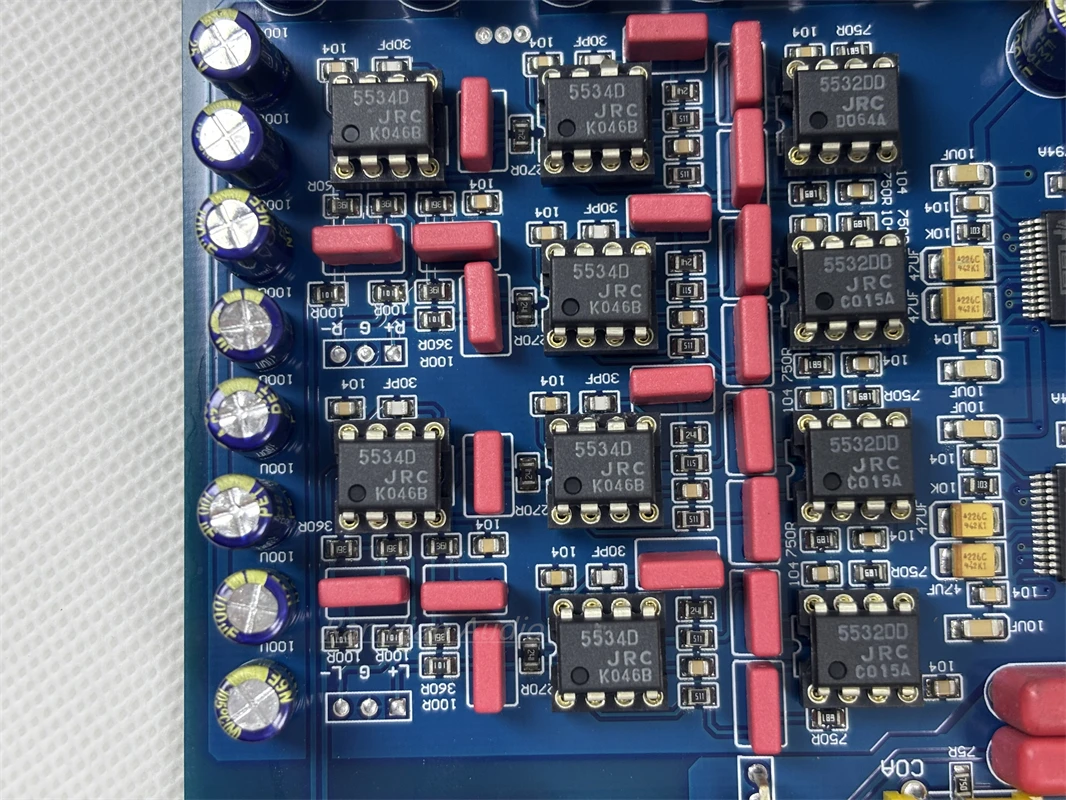 PCM1794+AK4113 Decoder DAC (Supports Fiber Optic.Coaxial USB input AK4113VF JRC5532  NE5534