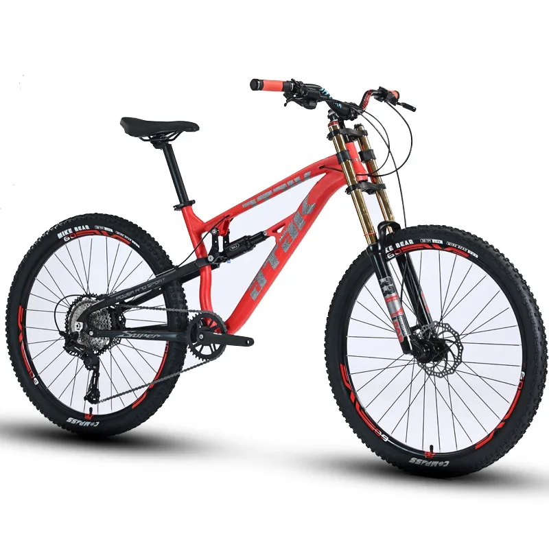 High Quality full suspension Mtb Bike For Adults 26 Inch Downhill Bike Mountain Bikes-26 Inch Outdoor Bicycles