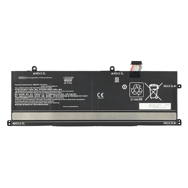 WE04XL Laptop Battery 7.72V 68Wh 8368mAh for HP Pavilion Plus 14‑ew,14‑ew1001nf, 14‑ew1010nr,X360 Spectre 14‑eu Series