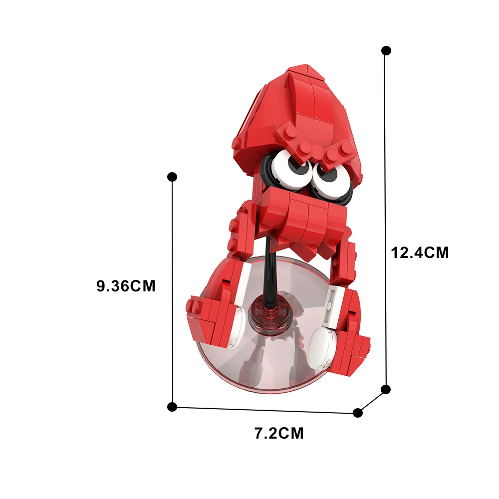 Gobricks Splatooned Squid Building Block Original Innovative Design Kawaii Assembly Bricks Model Education Toy For kids gift