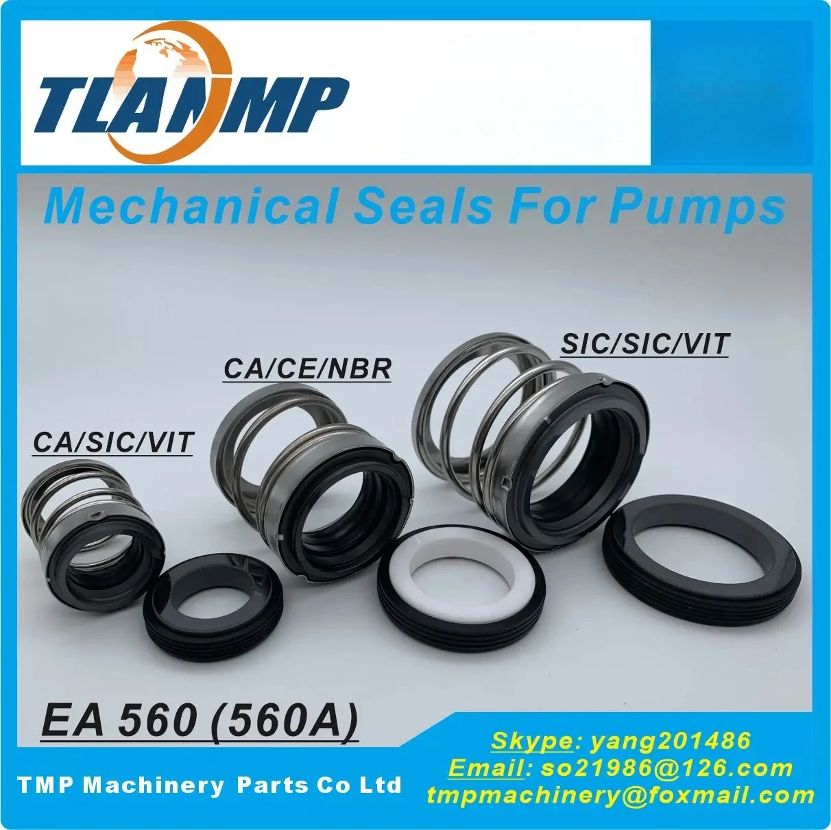 EA560-18/19/20/22/25/28/30/32/35/38/40/45/50 , TLANMP 560A Mechanical Seals For Water Pumps