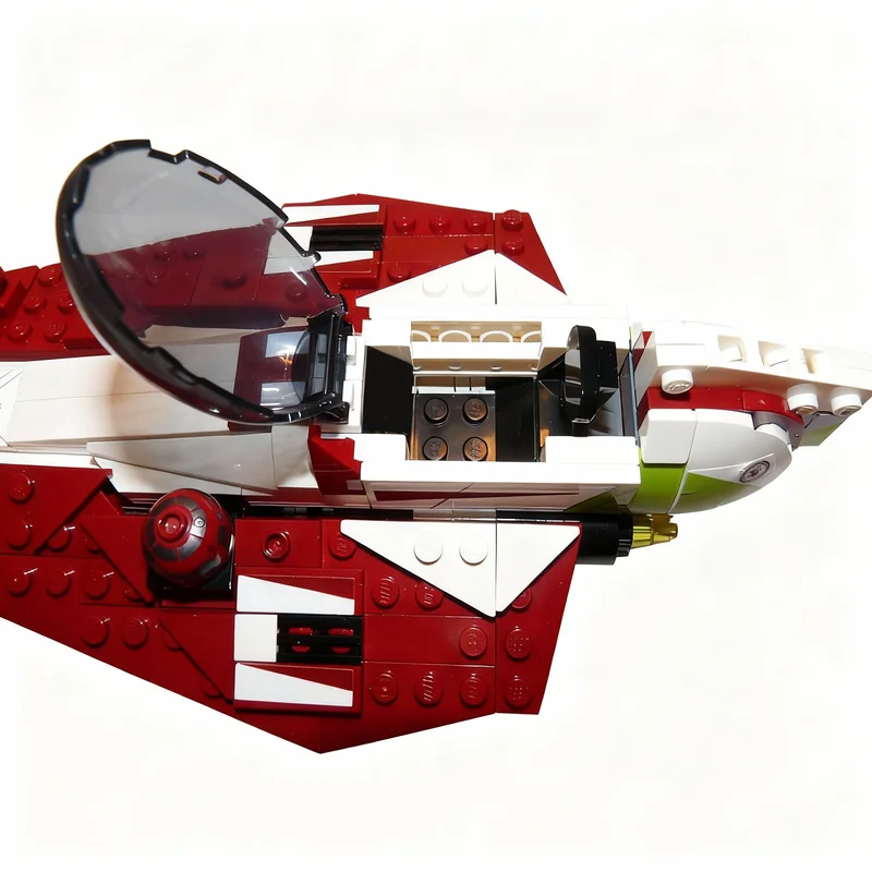 272pcs MOC Obi Wan S Delta 7 A Starfighter Star Battle Model Building Christmas Gifts Blocks Construction Toy Brick Kids - view 3