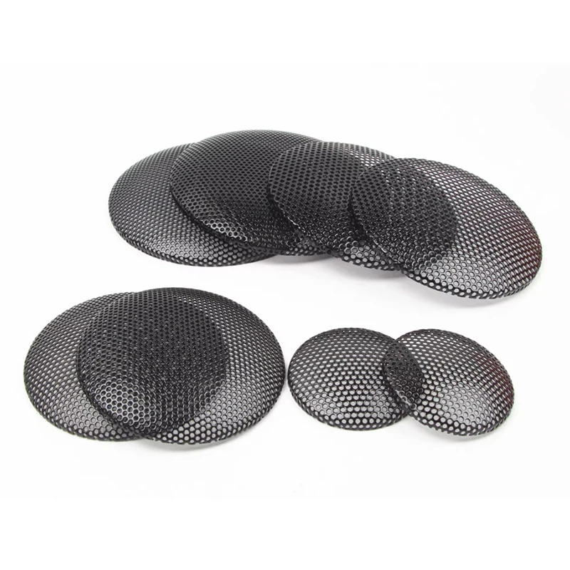 2Pcs 32/34/36/38/40/42/46/56/65/67/75mm Arcuate Speaker Conversion Net Cover Audio Tweeter Curved Metal Mesh Grille Protection