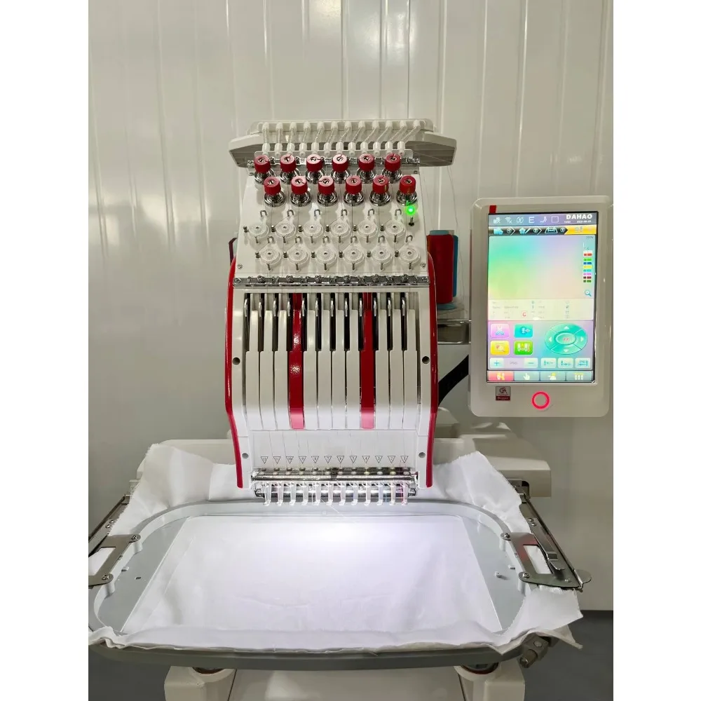5 Years Warranty   and Industrial Multi  Computerized easy use small Embroidery Machine Optional for Beginners