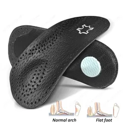 KOTLIKOFF Leather Orthotic Insoles Orthopedic Flat Feet Heel Pain Arch Support For Man Woman Business Shoe Insoles Sole Insert