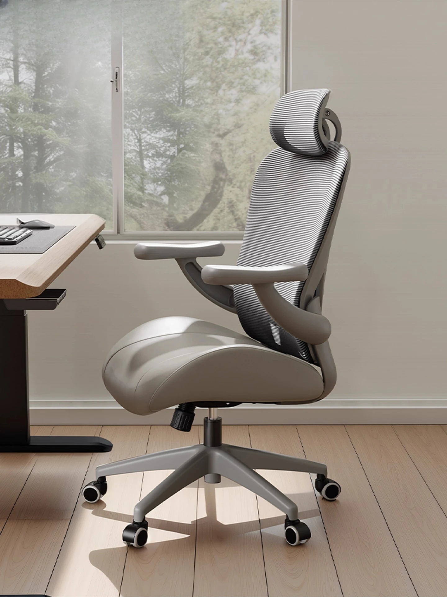 

Ergonomic Office Chair Comfortable Computer Desk Chair with Lumbar Support for Home Study