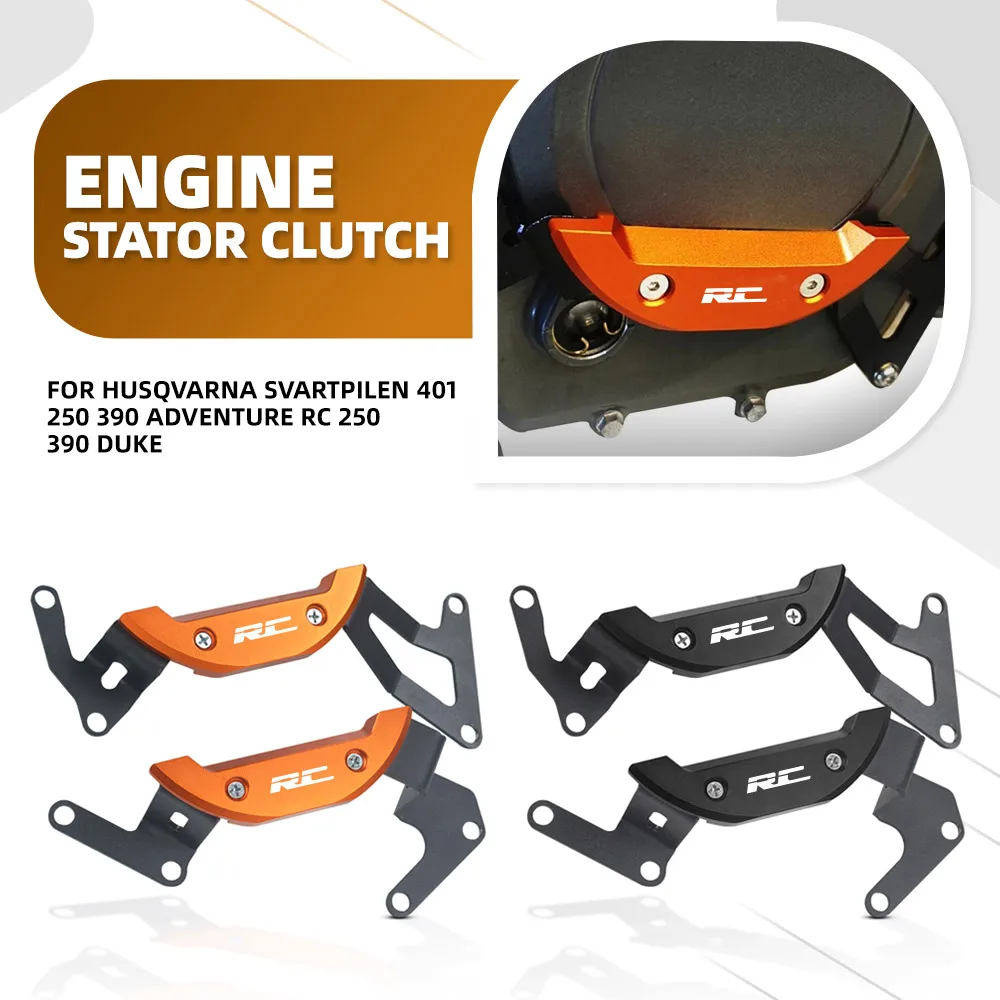 

For Husqvarna Svartpilen 401 250 390 Adventure RC 250 390 DUKE Engine Falling Crash Pad Slider Guard Anti-fall Protector Cover