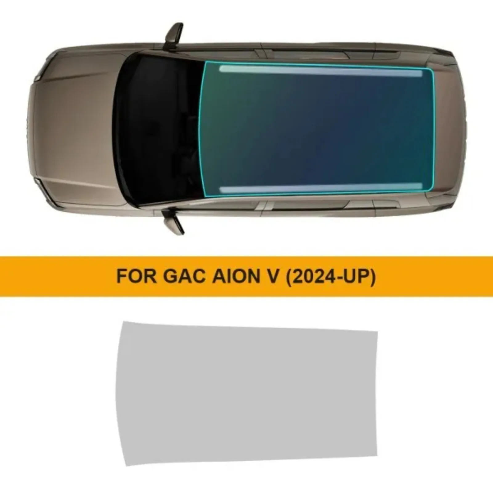 For GAC Aion Aion V 70 2024 2025 2026 TPU PPF Car Sunroof Insulation Film Ice Armor Protection Resistant Car Sunroof Stickers