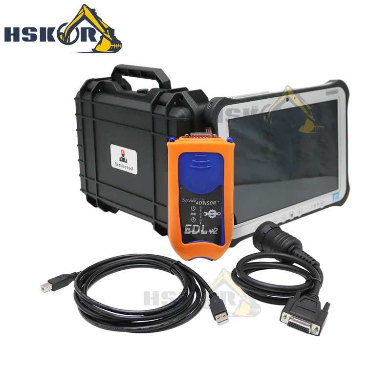 EDL V2 V3 Service Advisor Diagnostic Scanner Kit For John Deere Electronic Data Link Diagnostic Tool 9239-107v3 1-800-639-6774