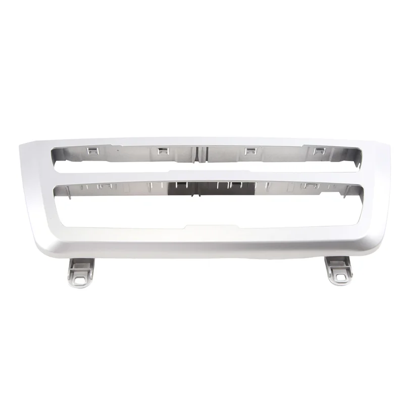 

Car Center Air Conditioning Panel AC Instrument Panel Trim Cover For BMW 3 Series 4 Series F30 F35 Accessories Silver