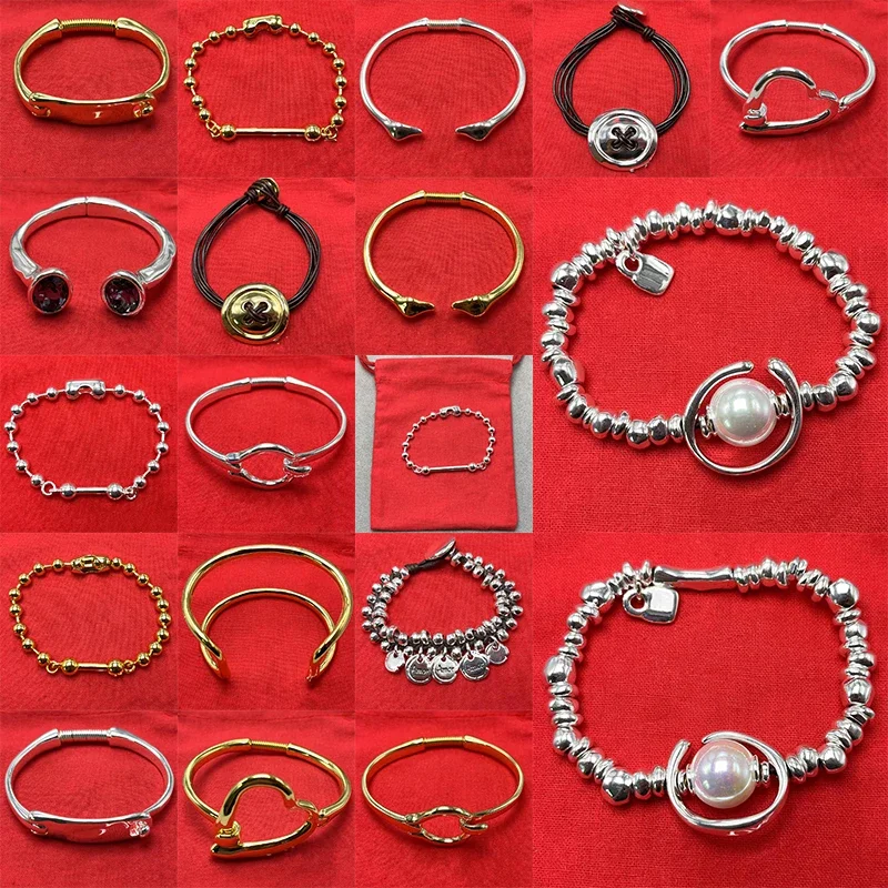 2026 Spain jewelry mixed style multi-element bracelet series luxury sweet and retro jewelry jewelry set