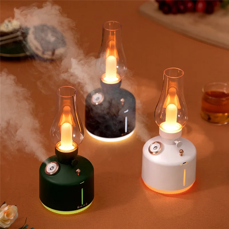 A65T-280Ml Air Purification Humidifier Rechargeable 1200Mah Water Atomizer With Colorful LED Night Light For Bedroom