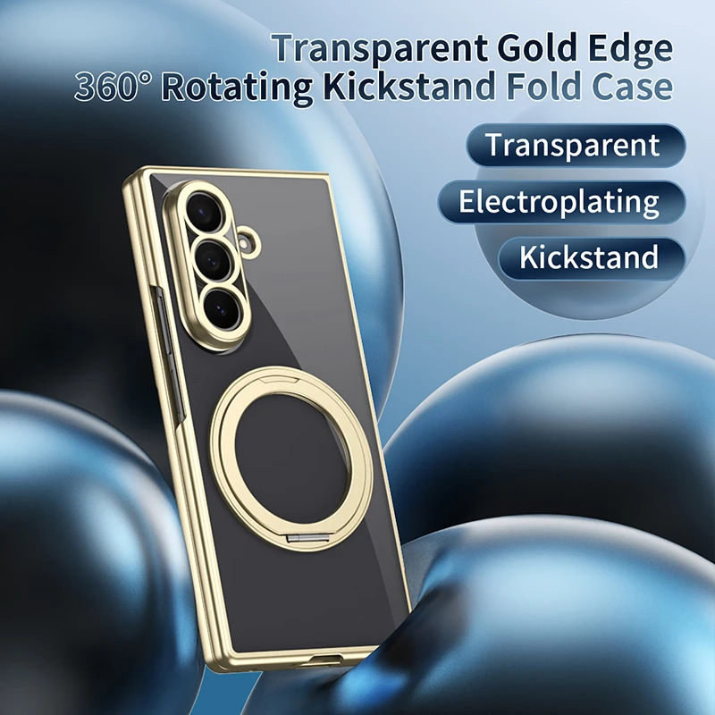 Magnetic Ring Holder For Samsung Galaxy Z Fold 8 Ultra 8 7 6 5 4 For Magsafe Charge Screen Protector Cover For Galaxy Z Fold 8