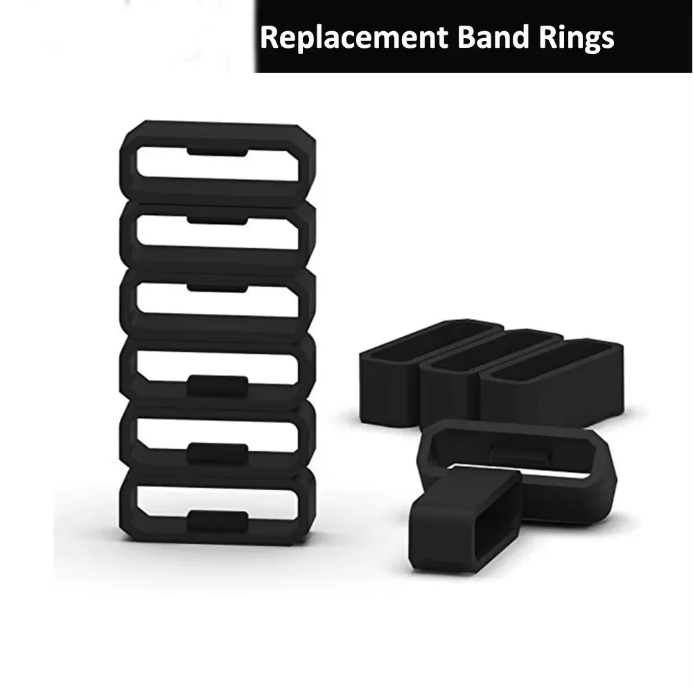 Garmin Fenix ​​5X 6X 7X 3 3HR 스트랩 고무 루프 하강 MK1 MK2/2i 시계 액세서리 용 26mm 실리콘 홀더 리테이너 키퍼