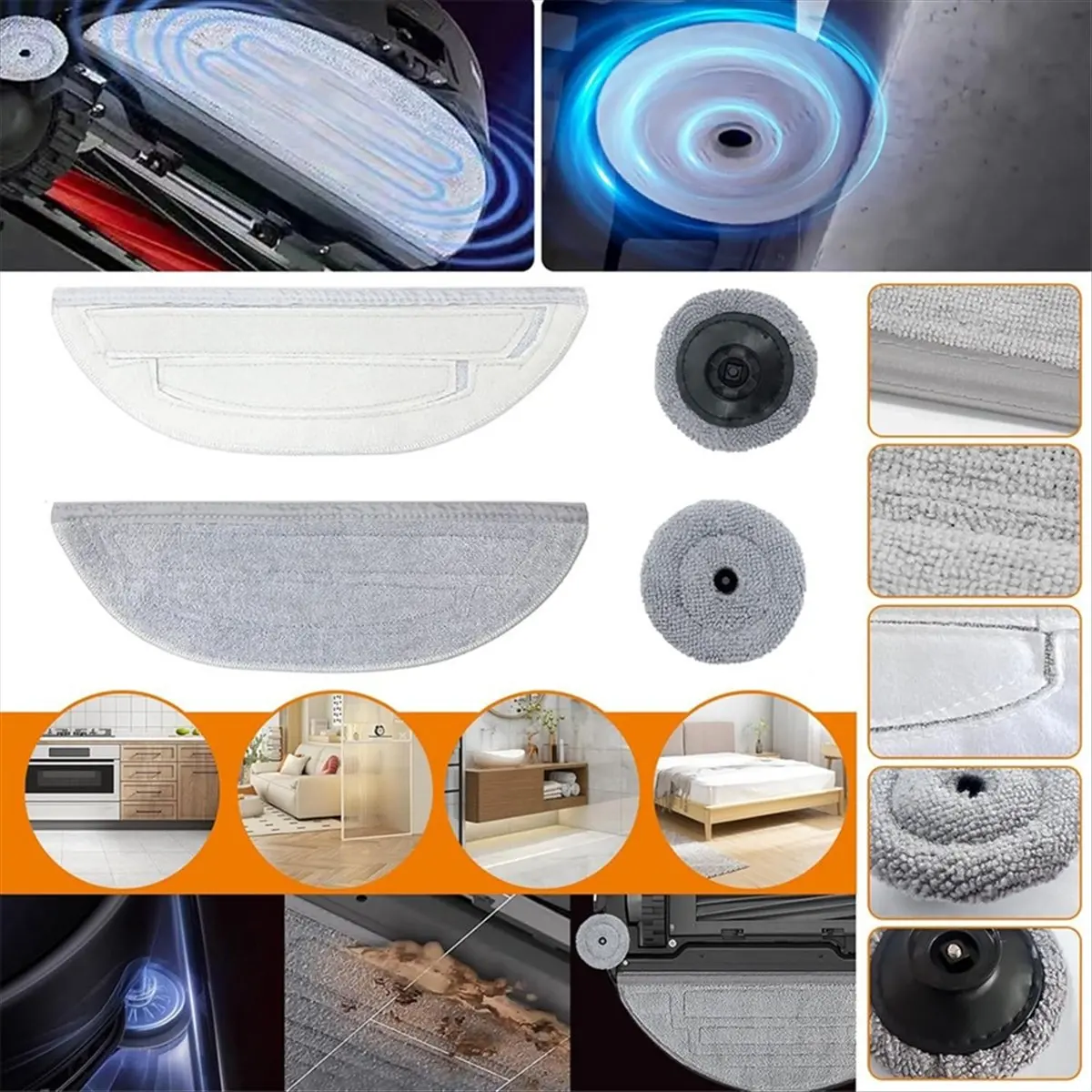 s8-maxv-ultra-s8-max-ultra-掃除機用交換部品-aa97-メインサイドブラシ、フィルター、モップクロス、ダストバッグセット