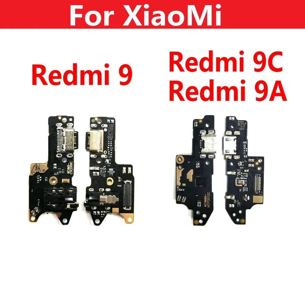 USB Dock Charging charge Port flex board Repair Parts For Xiaomi Redmi 6A 6 6Pro 7 7A 8A 9A 9C 9