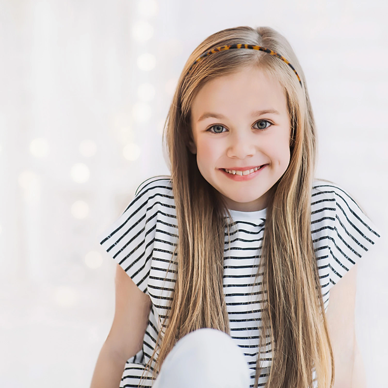 

3Pcs Tortoiseshell Headbands Portable Non-Slip Hairbands Skin Friendly Durable Comfortable Wear Styling Hoops Decorative