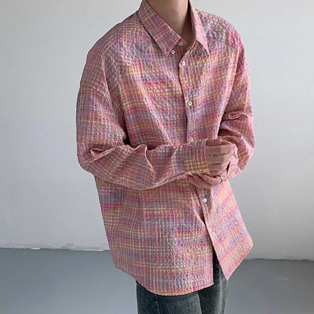 Casual Outings Korean Fashion Top Casual Spring Autumn Fashion Korean Style Shirt Comfortable Fit Fashionable Design