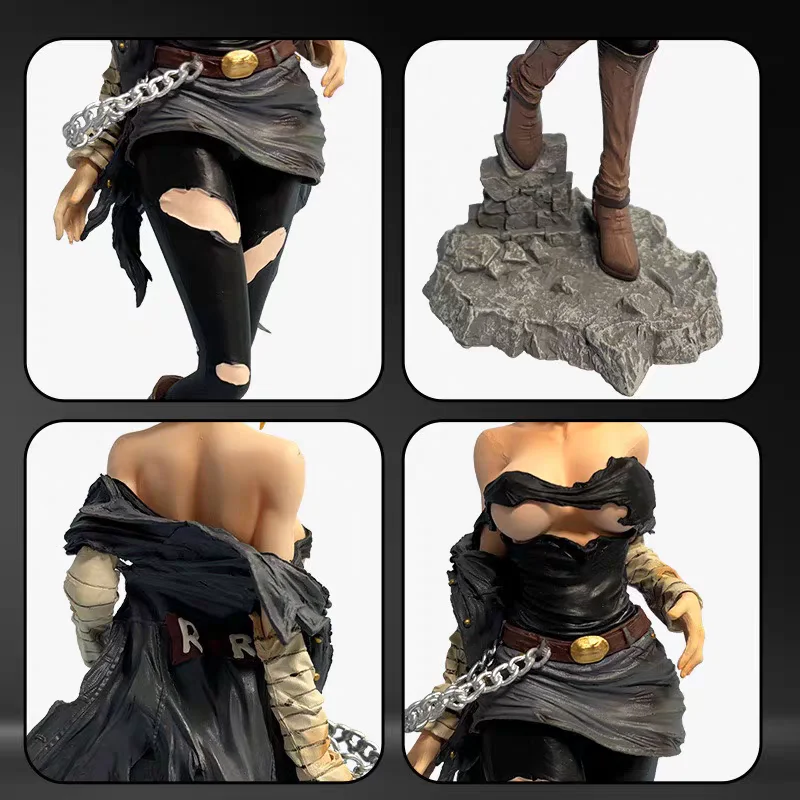 Dragon Ball HB Sztuczna Osoba Nr. 18-calowa Figurka Piękna Dziewczyna Sexy Animacja Dwuwymiarowa Modelka GK Toriyama Ming Ornament