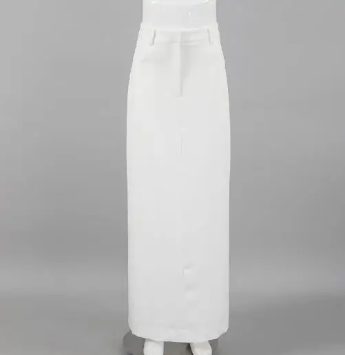 

Summer 2025 New Solid Color Temperament Straight Tube Casual Half Skirt for Women Elegant High Waisted Straight Tube Half Skirt
