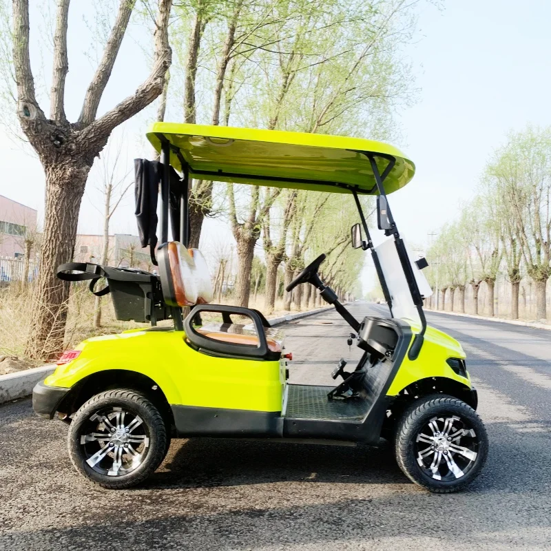 

Горячая новинка 2026: Внедорожная электрическая тележка для гольфа/охоты с двигателем 5000 Вт, литиевой батареей, чехлом для сумки для гольфа и внедорожными шинами