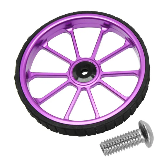 Litepro BMX Bicycle Pushing Easy Wheels Largen 100MM Diameter Wheel Extension Rod Easy Wheel Alloy For Brompton Bicycle
