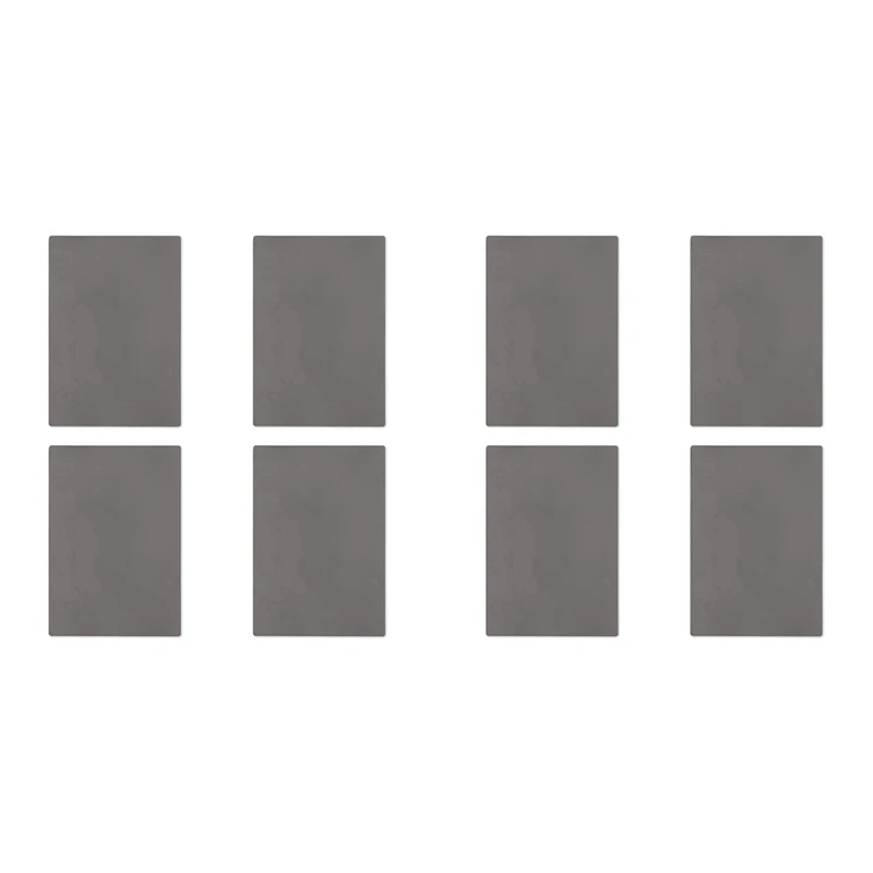 

8X Rubber Stamp Sheet For Lasers Engraving Machine With A4 Size 2.3Mm (Dark Gray)