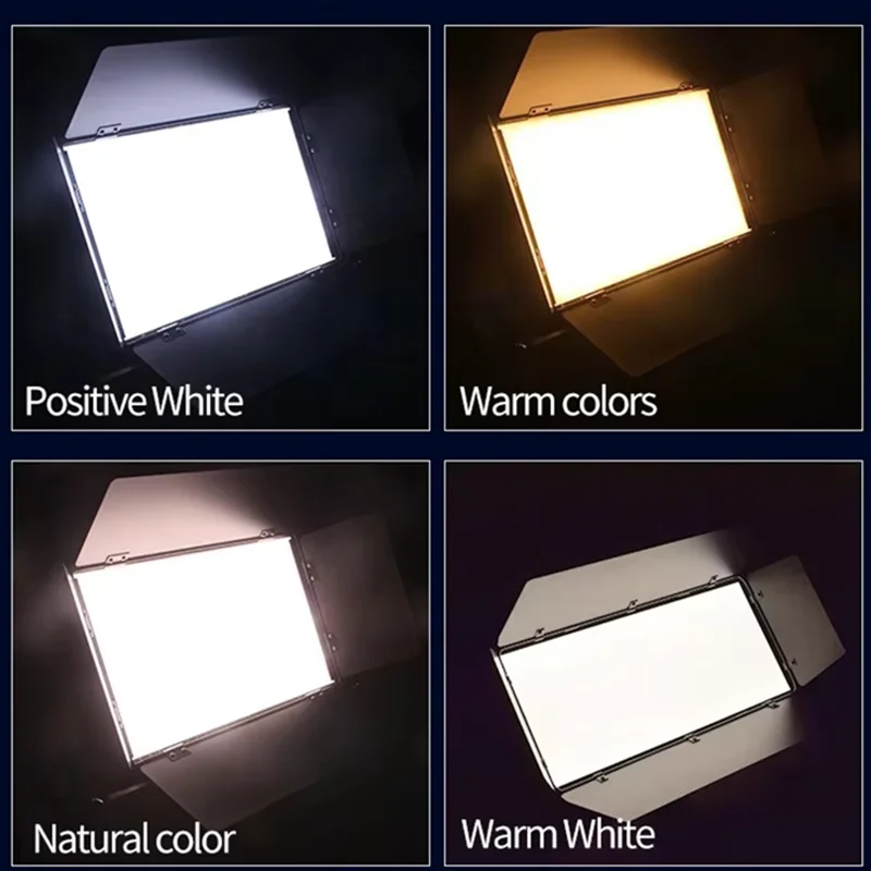 Dimmer Studio Светодиодная панель 200 Вт Холодный белый и теплый белый Трехцветный светодиодный DMX с эффектом поверхности Свет для фотосъемки ТВ-станции Шоу