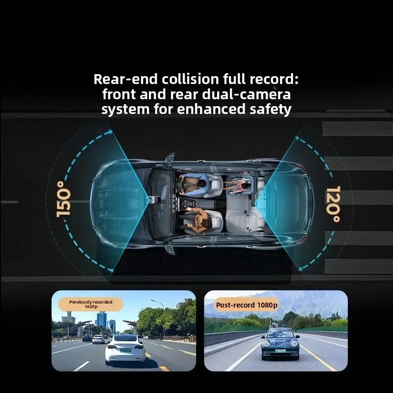Driving recorder G3003K dual camera flagship ultra-high definition night vision, parking monitoring