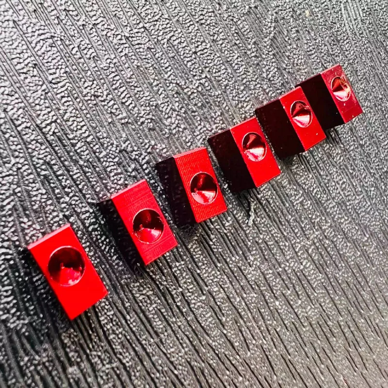 Titanium Alloy Series Red Pressure Chord Block, Non Fading and Non-Rusting Ibz Electric Guitar, Double Rocking Bridge Accessorie