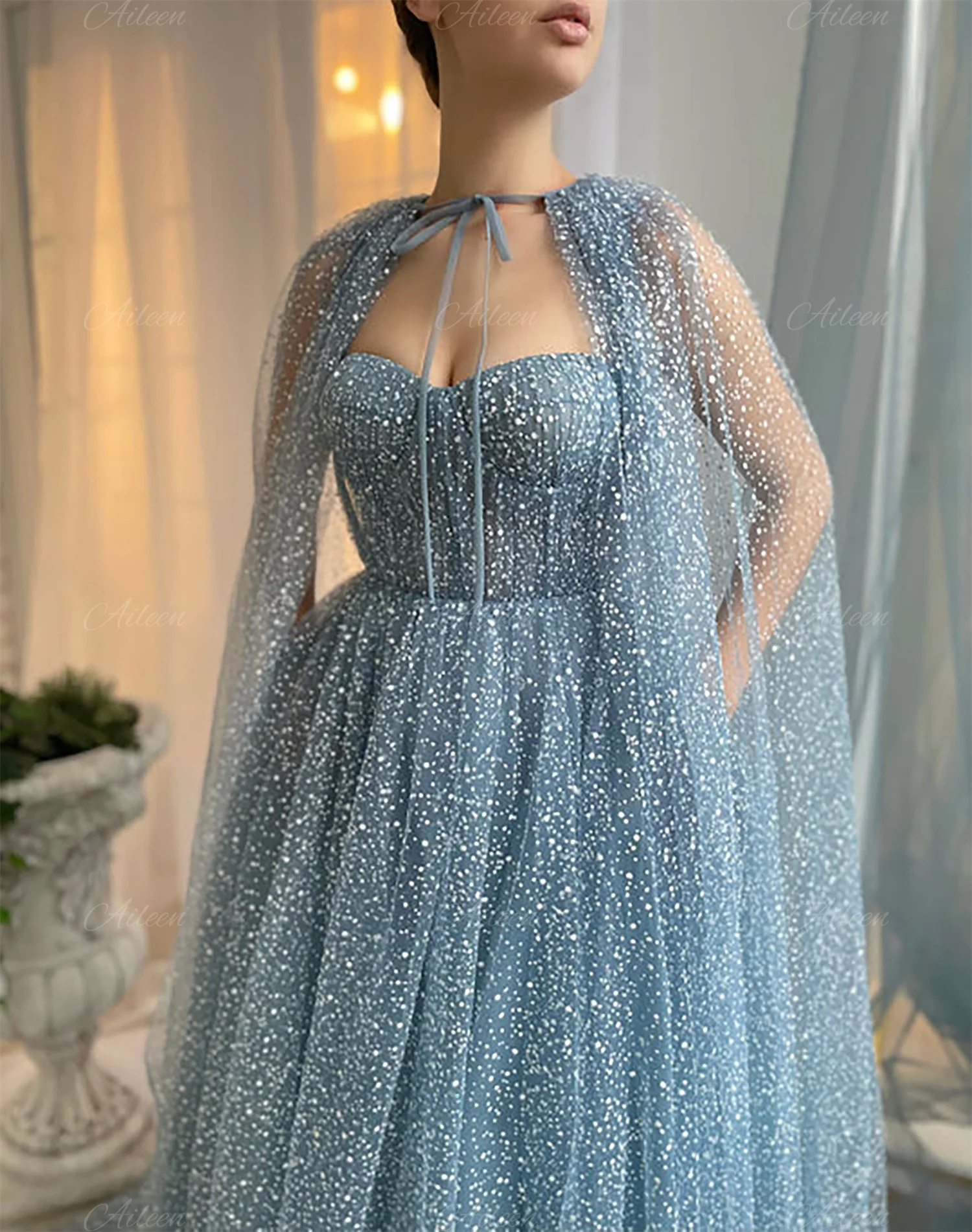 Sweetheart Formal Occasion Dress for Women Party Wedding Evening Sky Blue Woman\'s Evening Dress Women Elegant Luxury customized