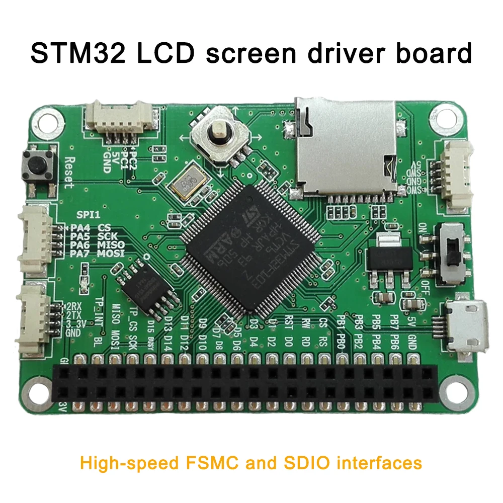 scheda-driver-lcd-stm32-per-sviluppo-fai-da-te-con-interfaccia-fsmc-ad-alta-velocita-e-interfaccia-sdio-strumento-di-test-display-stm32f103vct6-soc