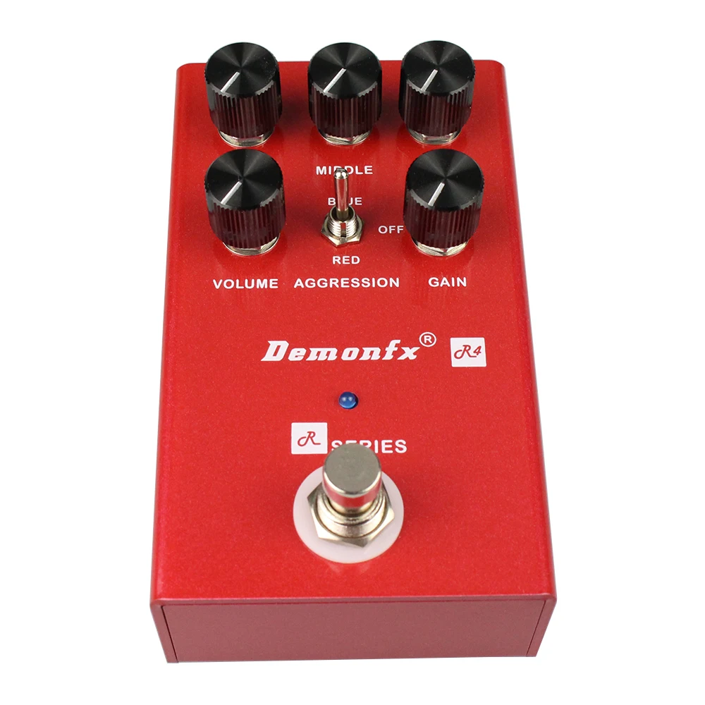 NEW High Quality Demonfx R-Series R4 (Based on G4) Red Channel Preamp/Overdrive/Distortion Pedal